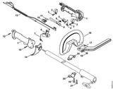 STIHL 4180-180-1152 Gaszug positie 13 technische tekening