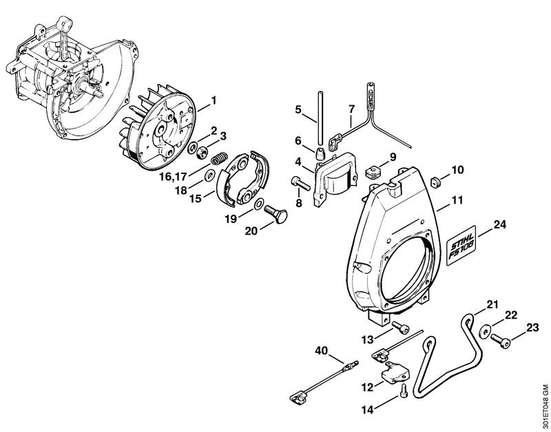 STIHL 9310-021-0140 Scheibe DIN6340-6,4 positie 22 technische tekening