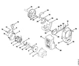 STIHL 9210-260-1100 Sechskantmutter M8 positie 3 technische tekening