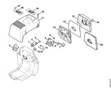STIHL 9099-021-1760 Blechschraube DIN7971-2,9x9,5 positie 12 technische tekening