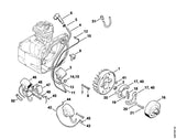 STIHL 4119-405-1900 Halter positie 9 technische tekening