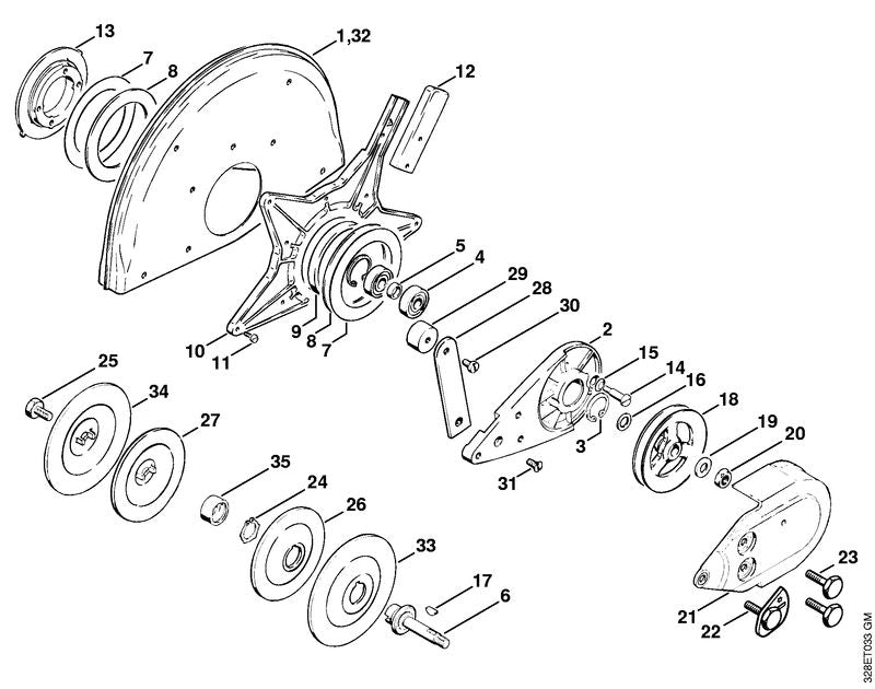 STIHL 4201-706-8801 Gummiring positie 9 technische tekening