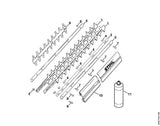STIHL 4226-641-4600 Führung 550 / 22" positie 5 technische tekening