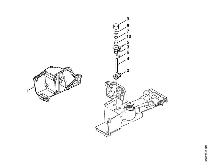 STIHL 9517-003-5000 Zylinderrolle DIN5402-3x5 positie 5 technische tekening