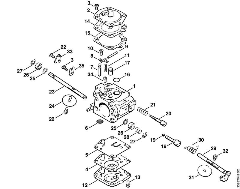 STIHL 4223-121-9400 Ring positie 26 technische tekening