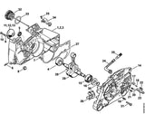 STIHL 1128-020-2914 Kurbelgehäusehälfte positie 14 technische tekening