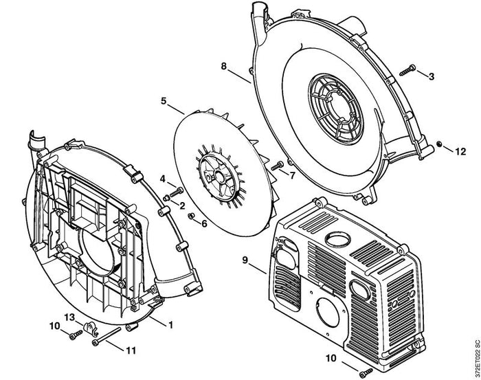 STIHL 9074-478-4143 Schraube IS-P6x26 positie 3 technische tekening