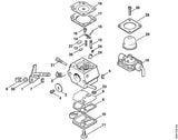 STIHL 4137-121-3300 Drosselklappe positie 3 technische tekening
