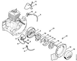 STIHL 4116-162-4201 Sechskantschraube positie 17 technische tekening