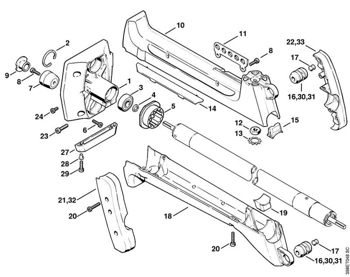 STIHL 9451-621-2940 Zackenring 26x0,5 positie 13 technische tekening