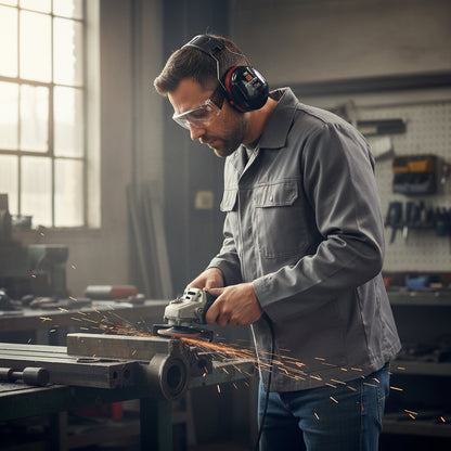 3M Peltor Kapselgehörschutz Optime III H540A mit Kopfbügel in Aktion