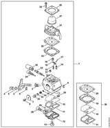 STIHL 4229-121-2700 Kappe positie 30 technische tekening