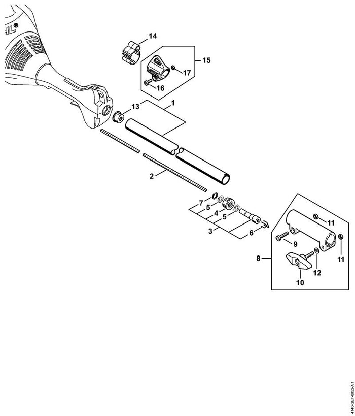 STIHL 1118-162-8935 Scheibe positie 5 technische tekening