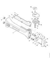 STIHL 9022-341-0980 Zylinderschraube IS M5x16 positie 16 technische tekening