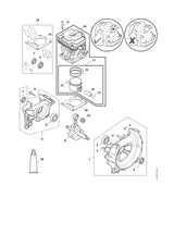 STIHL 9512-003-2349 Nadelkranz 11x14x12,5 positie 15 technische tekening