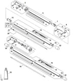 STIHL 4137-710-7108 Schaft Ø 25,4 mm x 1,5 m positie 16 technische tekening