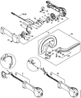 STIHL 9074-478-2967 Schraube IS-P4x10 positie 18 technische tekening