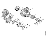 STIHL 9457-621-4482 Sicherungsring positie 14 technische tekening