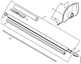 STIHL 0000-967-4002 Warnhinweis Piktogramm HL positie 8 technische tekening