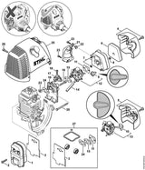 STIHL 4180-120-0601 Vergaser C1Q-S98D positie 13 technische tekening