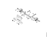 STIHL 4224-791-7204 Hülse positie 5 technische tekening