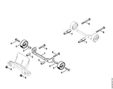 STIHL 9007-319-1460 Sechskantschraube DIN931-M6x65-8.8 positie 8 technische tekening