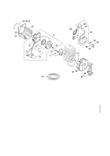 STIHL 4226-967-1510 Typenschild HS 75 positie 14 technische tekening