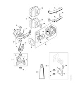 STIHL 4237-020-1202 Zylinder mit Kolben Ø 34 mm positie 9 technische tekening