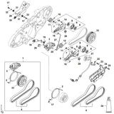 STIHL 9456-621-0850 Sicherungsring DIN472-10x1 positie 11 technische tekening