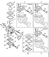 STIHL Z010056A023 Grundplatte Kraftstoffpumpe positie 13 technische tekening