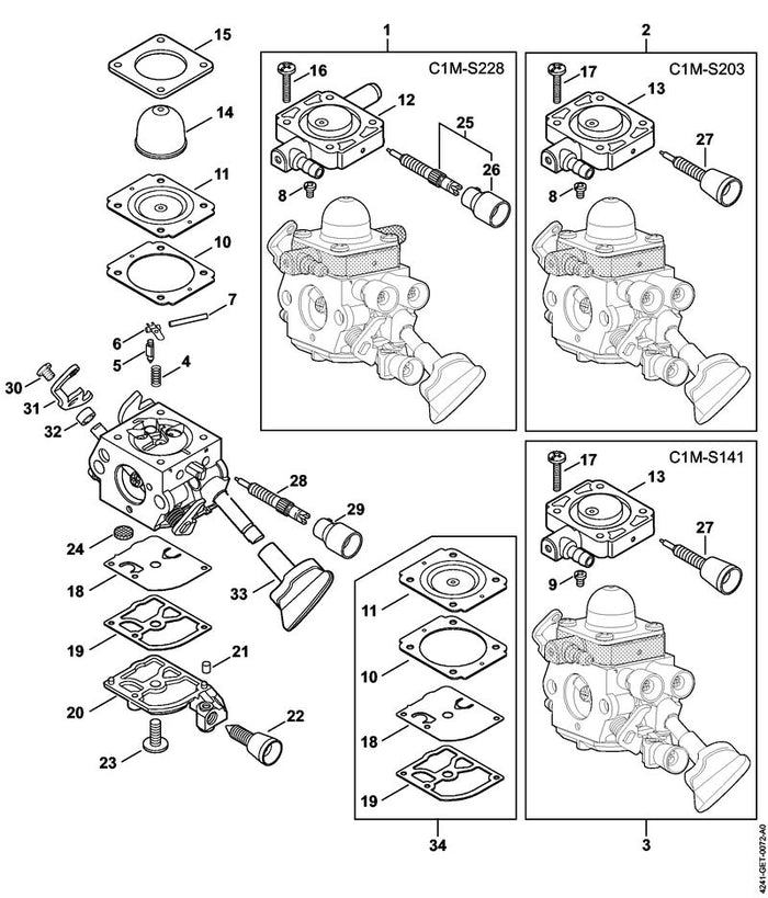 STIHL Z010056A023 Grundplatte Kraftstoffpumpe positie 13 technische tekening