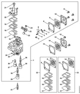 STIHL 4242-121-4700 Regelmembrane positie 14 technische tekening
