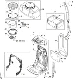 STIHL 4244-701-6001 Schlauch positie 24 technische tekening