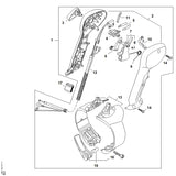 STIHL 4282-182-7802 Hülse positie 17 technische tekening