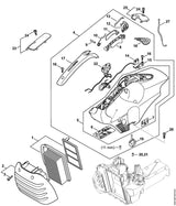 STIHL 4250-180-0900 Schaltwelle positie 12 technische tekening