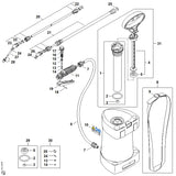 STIHL 4255-502-0702 Filter positie 27 technische tekening