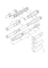 STIHL 4282-740-7103 Ableiter positie 17 technische tekening
