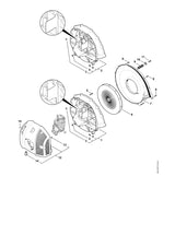 STIHL 4282-701-0702 Gebläsegehäuse außen positie 7 technische tekening