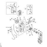 STIHL 0000-937-5034 Schlauch positie 15 technische tekening