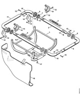 STIHL 9371-470-2168 Zylinderstift ISO2338-4h8x25 positie 15 technische tekening