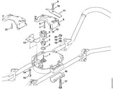 STIHL 9007-319-2510 Sechskantschraube DIN931-M10x75-8.8 positie 17 technische tekening