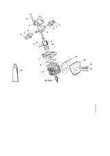 STIHL 4228-030-0402 Kurbelwelle positie 5 technische tekening