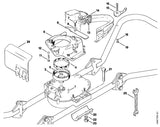 STIHL 9470-435-0580 Passfeder DIN6885-A4x4x20 positie 1 technische tekening