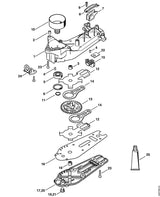 STIHL 4237-792-9300 Gummipuffer positie 7 technische tekening