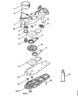 STIHL 4237-649-0307 Dichtung positie 19 technische tekening