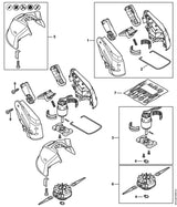 STIHL 4512-710-8100 Schutz positie 5 technische tekening