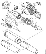 STIHL 4523-761-1100 Eintrittskonus positie 10 technische tekening