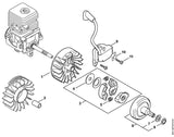 STIHL 9417-003-7520 Federmutter 10,2x19x2,7 positie 8 technische tekening