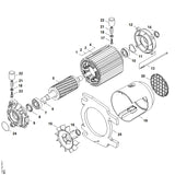 STIHL 9645-945-8730 RDR A 94,92x2,62-NBR70 positie 24 technische tekening