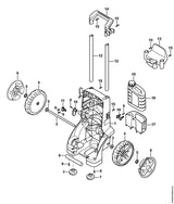 STIHL 4788-791-5400 Halter positie 13 technische tekening